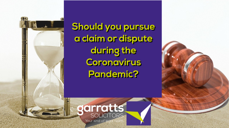 
									Pursuing Claims or Disputes During the Coronavirus Pandemic
								